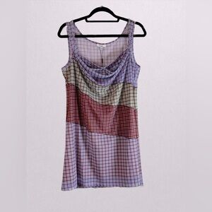 Miaou Ginger Dress in Bristol Plaid Print